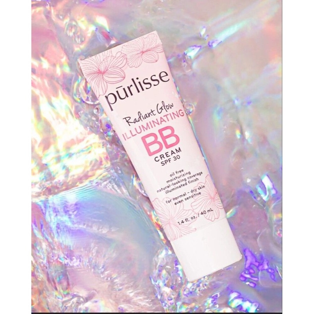 Purlisse Radiant Glow BB Cream SPF 30 Light Medium 1.4oz NEW Exp 08/2028